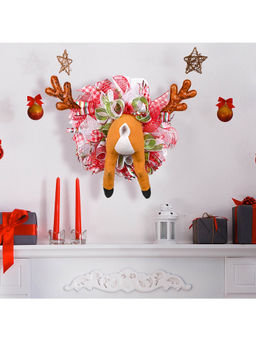 Little Surprise Box - Reindeer Style Christmas Wreath for Door