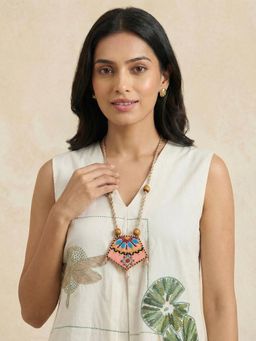 Western Era - Crystal Handmade Embroidered Necklace
