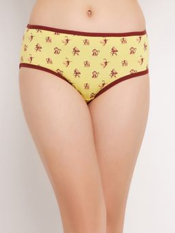 Clovia - Cotton Medium Waist Outer Elastic Hipster Panty