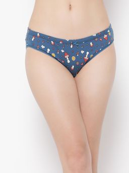 Clovia - Cotton Low Waist Outer Elastic Bikini Panty