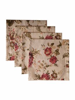 Belleven - Cotton Tea Rose Napkins (Set of 4)