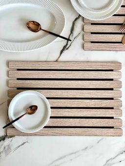 Mason Home - Elm Foldable Tablemats (Set of 2) - Cream