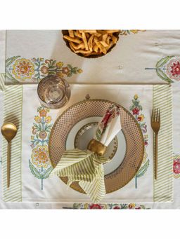 House of Ekam - Saanjh Multi Cypress Placements and Napkins