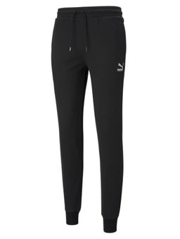 Puma - Classics Cuffed Slim Fit Men's Black Sweat Pants