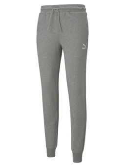 Puma - Classics Cuffed Slim Fit Men's Sweat Gray Pants