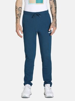 Puma - Zippered Terry Men Blue Sweatpant