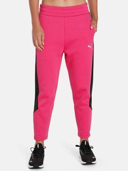 Puma - Evostripe High-waist Womens Pink Trackpant