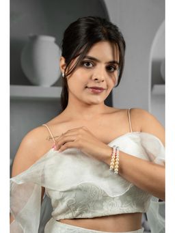 EVAARAZ - Multicolour Pearl Bracelet