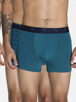 Puma - Stretch Aop Trunks-Teal (Pack of 2)