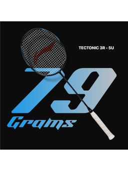 Li-Ning - Tectonic 3R Strung Carbon Fibre Badminton Strung Racket with Free Full Cover