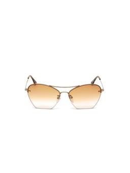 Tom Ford - Rose Gold Metal Full Rim Butterfly Women Sunglasses (58)
