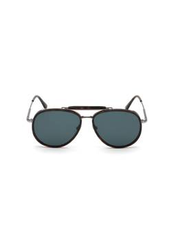 Tom Ford - Multi-Color Metal Full Rim Aviator Unisex Sunglasses (58)