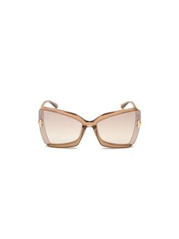 Tom Ford - Yellow Acetate Full Rim Butterfly Women Sunglasses (63)