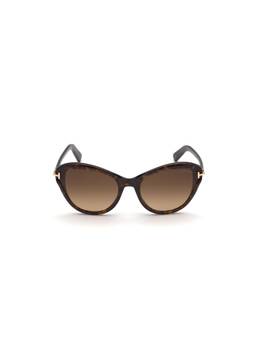 Tom Ford - Brown Acetate Full Rim Cat Eye Women Sunglasses (62)