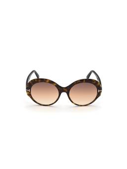 Tom Ford - Multi-Color Acetate Full Rim Round Women Sunglasses (58)