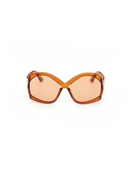 Tom Ford - Brown Acetate Full Rim Butterfly Women Sunglasses (68)