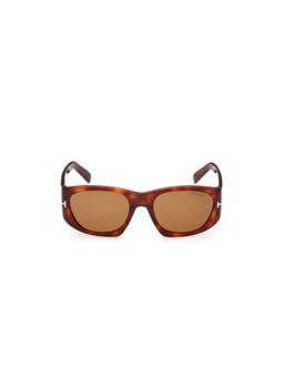 Tom Ford - Multi-Color Acetate Full Rim Square Unisex Sunglasses (53)