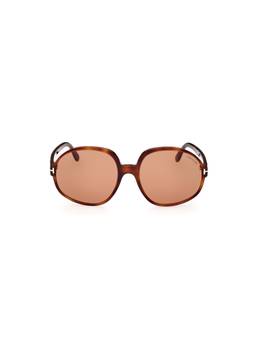 Tom Ford - Multi-Color Acetate Full Rim Round Women Sunglasses (61)