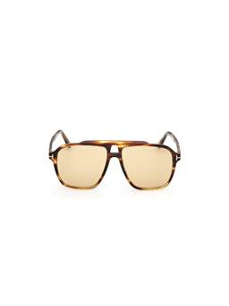 Tom Ford - Multi-Color Acetate Full Rim Aviator Men Sunglasses (56)