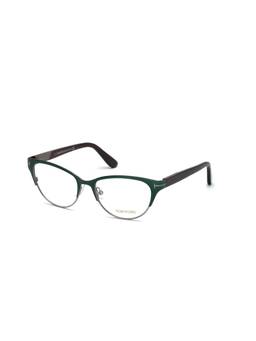 Tom Ford - Green Metal Half Rim Oval Men Frame (53)