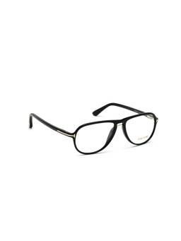 Tom Ford - Black Acetate Full Rim Aviator Men Frame (55)
