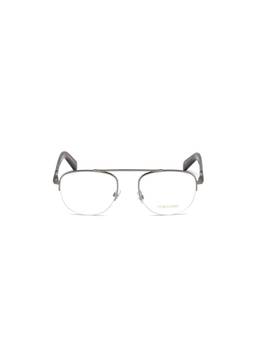 Tom Ford - Silver Metal Half Rim Round Men Frame (51)