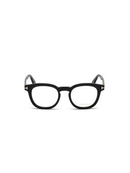 Tom Ford - Black Acetate Full Rim Round Men Frame (48)