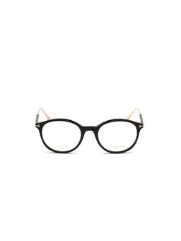 Tom Ford - Black Acetate Full Rim Round Men Frame (51)