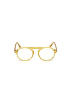 Tom Ford - Yellow Acetate Full Rim Round Men Frame (49)