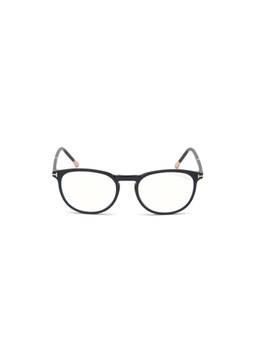 Tom Ford - Black Acetate Full Rim Round Men Frame (50)