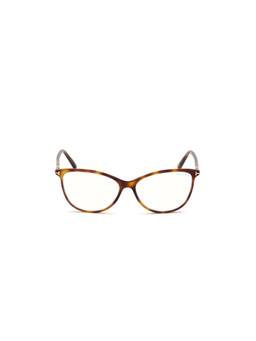 Tom Ford - Brown Acetate Full Rim Cat Eye Women Frame (54)