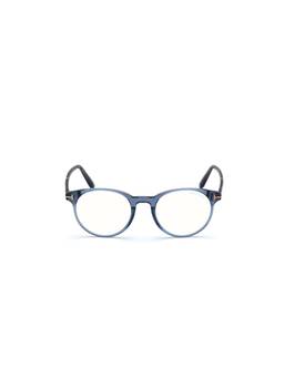 Tom Ford - Blue Acetate Full Rim Oval Men Frame (49)