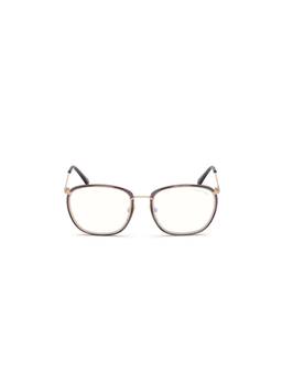Tom Ford - Grey Metal Full Rim Round Women Frame (54)