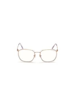 Tom Ford - White Metal Full Rim Round Women Frame (54)