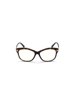 Tom Ford - Brown Acetate Full Rim Cat Eye Women Frame (56)