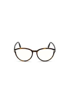 Tom Ford - Brown Acetate Full Rim Cat Eye Women Frame (55)