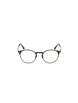 Tom Ford - Black Metal Full Rim Round Men Frame (49)