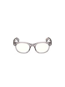 Tom Ford - Grey Acetate Full Rim Round Men Frame (50)