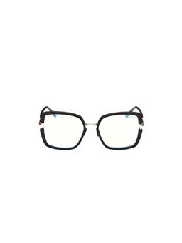 Tom Ford - Black Metal Full Rim Butterfly Women Frame (55)