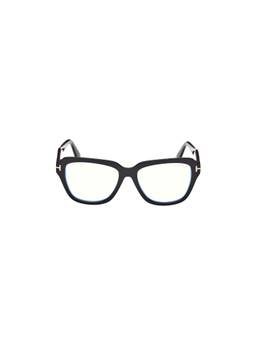 Tom Ford - Black Acetate Full Rim Square Women Frame (52)