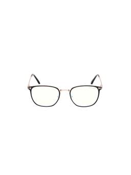 Tom Ford - Black Metal Full Rim Rectangle Men Frame (52)