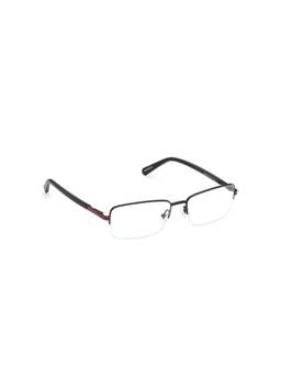 Guess - Men Metal Half Rim Rectangle Black Frame (55)