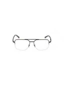 Timberland - Black Metal Half Rim Square Men Frame (59)