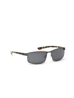 Timberland - Grey Metal Full Rim Rectangle Men Sunglasses (61)