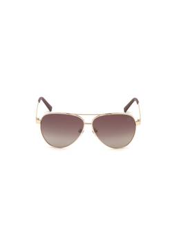 Timberland - Gold Metal Full Rim Aviator Men Sunglasses (60)