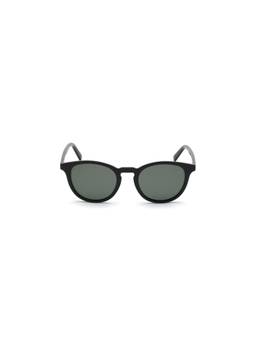 Timberland - Black Acetate Full Rim Round Men Sunglasses (50)