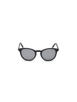 Timberland - Black Acetate Full Rim Round Men Sunglasses (50)
