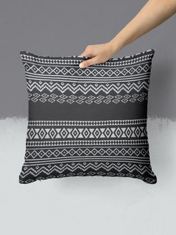 BIANCA - Decorative Hand Loom Cotton Jute Cushion Cover