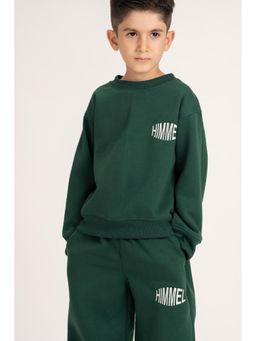 Himmel - Unisex Oversized Full Hand Sweatshirt - Green
