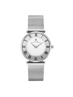 Jacques Du Manior - Jasmina Swiss Made Analogue White Round Dial Womens Watch- Micm.09